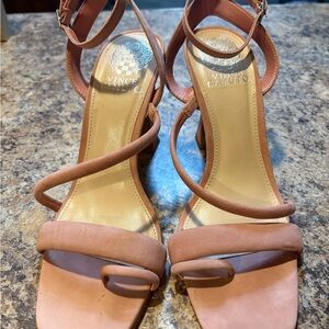 Vince Camuto Women's Brown Strappy Heels